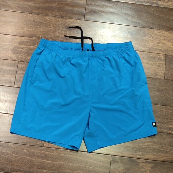 Rhone Essentials 7" Blue Training Shorts Unlined SIZE XL - Picture 1 of 5
